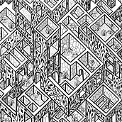 Loop. Un proyecto de Ilustración tradicional, Arquitectura, Dibujo a lápiz, Dibujo, Ilustración digital, Ilustración arquitectónica, Dibujo digital, Ilustración con tinta y Pattern Design de Sara Barera - 31.01.2022
