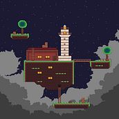Mi Proyecto del curso de creación de escenarios de pixel art. . 2D Animation, 3D Animation, Video Games, Pixel Art, Game Design, Game Development, and Traditional illustration project by Juan Carlos Velasco Martínez - 01.30.2022