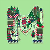 Marineda City. Traditional illustration, Advertising, Motion Graphics, Animation, and Art Direction project by Sr Reny - 12.25.2019