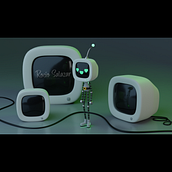 Mi Proyecto del curso: Introducción al diseño y modelado 3D con Blender. Motion Graphics, Character Design, Product Design, and 3D Modeling project by Rocío Salazar - 02.01.2022