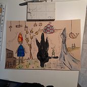 Pinocchio . Traditional illustration, Stor, and telling project by oriani_monica - 02.01.2022
