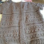 Mi Proyecto del curso:  Top-down: prendas a crochet de una sola pieza. Un progetto di Fashion design, Fiber Art, DIY, Uncinetto e Textile Design di Laura Boni - 01.02.2022