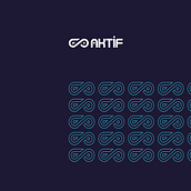 I am sharing the second design of "Aktif" with you, a company that I shared with you all a few days ago. The symbol is simple and clean and can be used for many years.😍  . Design, Ilustrație tradițională, Br, ing și identitate și Design de logo de Buket coskun - 02.01.2022