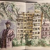 Mi Proyecto del curso: Sketching artístico en acuarela: atrévete a expresar tus ideas . Traditional illustration, Sketching, Creativit, Drawing, Watercolor Painting, and Sketchbook project by Xaime Martínez Menéndez - 02.01.2022