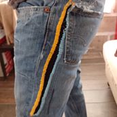 Mi Proyecto del curso: Bordado: reparación de prendas. Un proyecto de Bordado, Costura, DIY, Upc, cling y Diseño textil de nidia_cruz - 30.01.2022