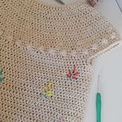 Mi Proyecto del curso: Crochet: diseña prendas y patrones con tejido circular. Accessor, Design, Fashion Design, Fiber Arts, DIY, and Crochet project by pinibon - 02.02.2022
