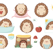 My project in Kawaii Illustration: Create Charming Characters course. Traditional illustration, Character Design, and Manga project by Tatyana Ryabova - 01.28.2022