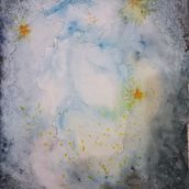 Céu  infinito Ein Projekt aus dem Bereich Traditionelle Illustration, Bildende Künste, Malerei und Aquarellmalerei von Antonieta Pavanelo - 29.01.2022