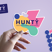 hunty. Design, Graphic Design, Br, ing, Identit, Logo Design, and Naming project by LaValentina - 02.02.2022