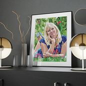 Illustration for Poster (Portrait of the Mother). Een project van Traditionele illustratie, Schilderij, Vectorillustratie, Posterontwerp y Digitale illustratie van Max Hamonin - 03.02.2022