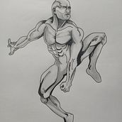 Mi Proyecto del curso: Ilustración para cómics: anatomía de un superhéroe. Traditional illustration, Character Design, Comic, Pencil Drawing, and Figure Drawing project by Anthony Luis Arias Paredes - 02.03.2022