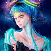 Mi Proyecto del curso: Retratos digitales de fantasía con Photoshop. Traditional illustration, Drawing, Digital Illustration, Portrait Drawing, Digital Drawing, and Digital Painting project by _eli_ - 02.03.2022