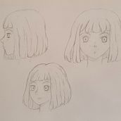 Mon projet du cours : Création de personnages de manga. Traditional illustration, Character Design, Comic, and Manga project by Manon - 02.03.2022