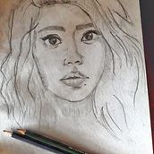My project in Portrait Sketchbooking: Explore the Human Face course. Un proyecto de Bocetado, Dibujo, Dibujo de Retrato, Dibujo artístico y Sketchbook de aoutti_maissaloun - 03.02.2022
