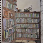 An older woman learning to draw.. Painting, and Sketching project by Hilary Gibbons - 02.03.2022