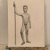 Mi Proyecto del curso: Dibujo realista de la figura humana. Traditional illustration, Fine Arts, Sketching, Pencil Drawing, Drawing, Realistic Drawing, and Figure Drawing project by barbaraadasilval - 02.03.2022