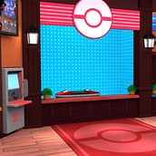 Pokémon Center. Un progetto di 3D, Progettazione dello spazio e Modellazione 3D di dannyruiz8 - 28.10.2020