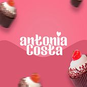 Antonia Costa confeitaria . Design, Br, Strateg, Traditional illustration, Br, ing & Identit project by contanovaideia - 02.03.2022