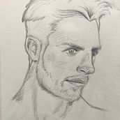Meu projeto do curso: Caderno de retratos: explore o rosto humano. Sketching, Drawing, Portrait Drawing, Artistic Drawing, and Sketchbook project by patnamaste - 02.03.2022
