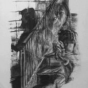 Ri-tratto la mia immagine. Drawing project by Elena - 02.04.2022