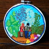 Il mio progetto del corso: Introduzione al ricamo botanico. Embroider, and Textile Design project by Silvana Geronimi - 02.04.2022
