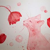 My project in Modern Watercolor Techniques course. Traditional illustration, Fine Arts, Painting, and Watercolor Painting project by liigala - 02.04.2022