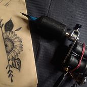 Mi Proyecto del curso: Tatuaje para principiantes =). Tattoo Design project by Fernanda Martel Uribe - 02.05.2022