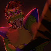 Montgomery Gator Fanart Digital :D. Traditional illustration project by Sara Vargas - 01.31.2022