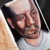 Mi Proyecto del curso: Retrato realista al óleo: detalles y expresión. Un proyecto de Bellas Artes, Pintura y Pintura al óleo de Alejandra - 05.02.2022