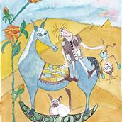 Il mio progetto del corso: Illustrazioni oniriche con acquerelli. Een project van Traditionele illustratie,  Tekening, Aquarelschilderen, Kinderillustratie, Verhaallijn y Redactionele illustratie van Tosca D'Aprile - 05.02.2022