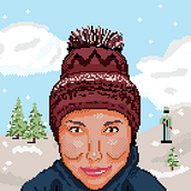 My project in Illustration Techniques in Pixel Art course. Traditional illustration, Digital Illustration, and Pixel Art project by sasha_tokmylenko - 02.02.2022
