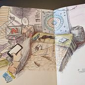 My project in The Art of Sketching: Transform Your Doodles into Art course. Traditional illustration, Pencil Drawing, Drawing, and Sketchbook project by Frances Massey - 02.05.2022