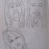 Dibujos de rostros. Pencil Drawing, Drawing, and Portrait Drawing project by Jesus Francisco Llamoca Montalvo - 12.19.2021