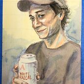 My project in Artistic Portrait with Watercolors course. Fine Arts, Painting, Watercolor Painting, and Portrait Drawing project by Amanda Williams - 01.20.2022