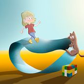 Mi Proyecto del curso: Creación de personajes para cuentos infantiles con Procreate. Projekt z dziedziny Trad, c, jna ilustracja, Projektowanie postaci, Ilustracja c, frowa, Ilustracje dla dzieci, R, sunek c i frow użytkownika Lola Morales - 05.02.2022