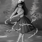 Mi Proyecto del curso: Técnicas de dibujo tradicional con Procreate. Traditional illustration, Drawing, Digital Illustration, Portrait Drawing, and Digital Drawing project by chaosdimention - 02.05.2022