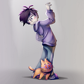 Mi Proyecto del curso: Pintura digital de personajes: ilustra con luz y color. Traditional illustration, Character Design, Digital Illustration, and Digital Painting project by compiscastel267 - 02.05.2022