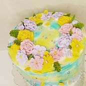 Mi Proyecto del curso: Flores de crema de mantequilla para cake design. Design, and DIY project by Maritza Robles Tineo - 02.05.2022