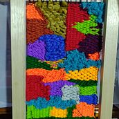 Mi Proyecto del curso: telar colorido. Accessory Design, Decoration, Fiber Arts, Weaving, and Textile Design project by Martha Helena Forero Cano - 02.04.2022