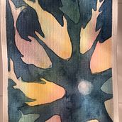 My project in Negative Watercolor Painting for Botanical Illustration course. Traditional illustration, Watercolor Painting, and Botanical Illustration project by Giulia Luoni - 02.06.2022