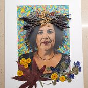 Uma coroa de flores no meu retrato. Un progetto di Design di accessori, Fashion design, DIY e Design floreale e vegetale di Teresa Neves - 16.01.2022