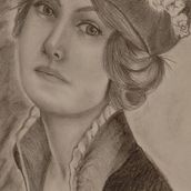 Mi Proyecto del curso: Retrato artístico al carboncillo: creando atmósferas. Traditional illustration, Fine Arts, Drawing, Portrait Drawing, Realistic Drawing, and Artistic Drawing project by paqui671 - 02.28.2022