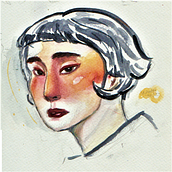 Mi Proyecto del curso: Cuaderno de retratos en acuarela. Pintura em aquarela, Desenho de retrato, Sketchbook, e Pintura projeto de Junior Dosma - 06.02.2022