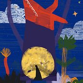 Meu projeto do curso: Ilustração e colagem digital para contos infantis Ein Projekt aus dem Bereich Design, Traditionelle Illustration, Collage, Digitale Illustration, Kinderillustration, Digitales Design und Bilderbücher von isabellaguizalberti - 06.02.2022