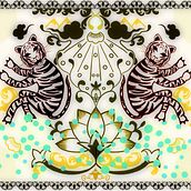 My project in Illustration for Patterns with Soul course. Traditional illustration, Pattern Design, Vector Illustration, and Printing project by Nadeije David - 02.07.2022