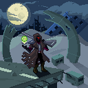 Mi Proyecto del curso: Introducción al diseño de personajes en pixel art. Character Design, Video Games, Pixel Art, and Game Design project by gonzoyd - 02.16.2022