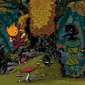Kit & Corvo: A Comicstory. Projekt z dziedziny Trad, c, jna ilustracja, Komiks,  Pismo dekorac i jne użytkownika Henning Arno Pöplau - 08.02.2022