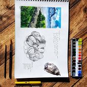 Mi Proyecto del curso: Cuaderno de viaje en acuarela. Pintura em aquarela, Ilustração tradicional, Ilustração arquitetônica, e Sketchbook projeto de Montse - 04.02.2022