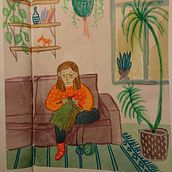 Mein Kursprojekt: Das Skizzenbuch als Erkundungsreise: Finde deinen Zeichenstil. Traditional illustration, Sketching, Creativit, Drawing, Watercolor Painting, Sketchbook, and Gouache Painting project by beateedraws - 02.01.2022