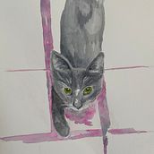 My project in Expressive Animal Portraits in Watercolor course . % Marianne Metcalf tarafından hazırlanan Geleneksel illüstras, on, Sulubo, a Resim, Gerçekçi Çizim, Doğalcı İllüstras, Ve on projesi - 02.08.2022